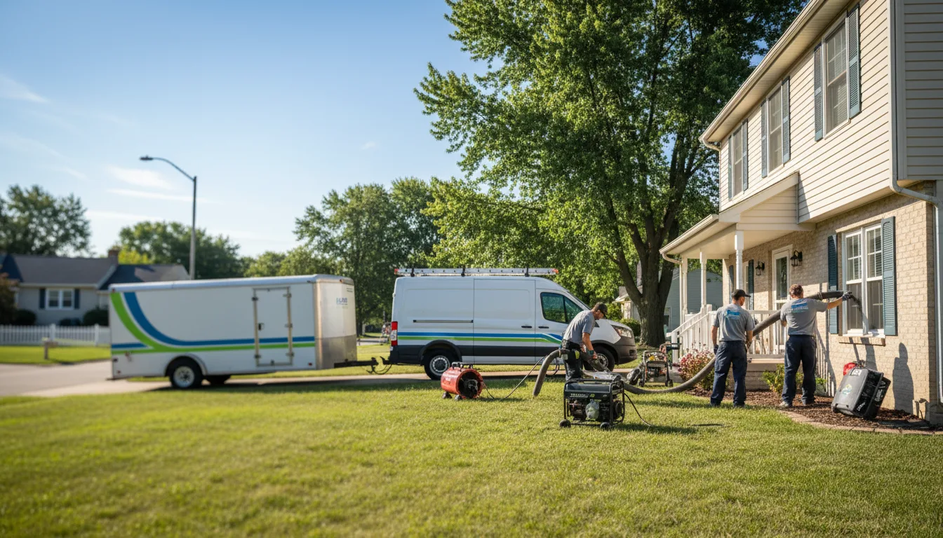 Flooded Basement Restoration And Cleanup With Repair in Luckey, OH near me